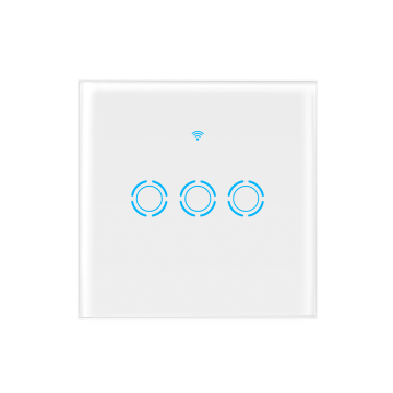 3 Gang Eu Zigbee Light Electric Wifi Controlled Smart Wall Switch
